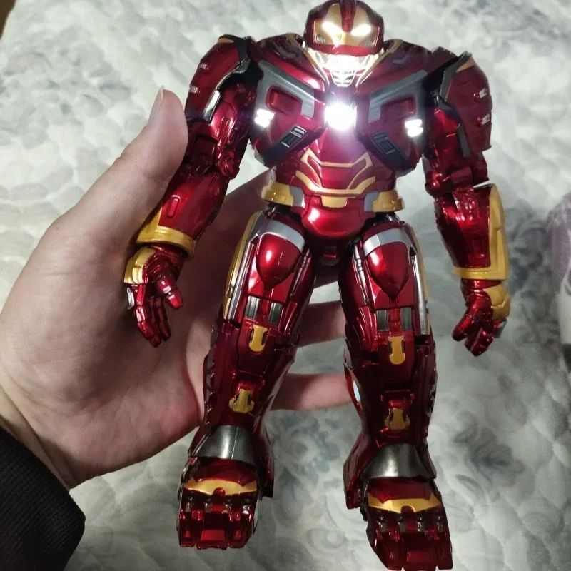 Inventory Genuine Marvel Anti Hulk Armor Illuminated Edition Mobile Doll Model Hulk Avengers Alliance Toys