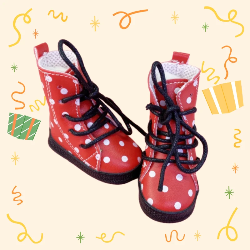 

Original 6cm One Fourth Boots For Minifee Paola Reina Dolls Shoes for Corolle Doll 1/4 Sneakers Dolls Accessories For Kids Girls