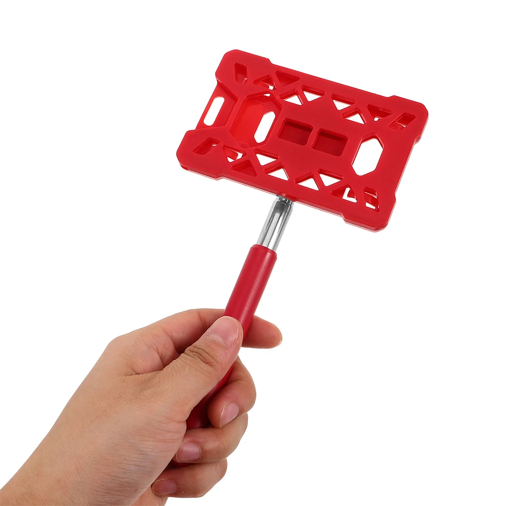 

2pcs Parking Telescopic Rod Red System Card Holder Vehicle Extender Stick for Car Parking Access Control