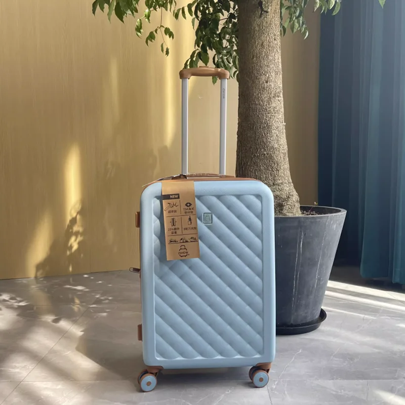 Export large capacity luggage ultra-light boarding suitcase 20 password travel box silent 24 checked female pull bar box