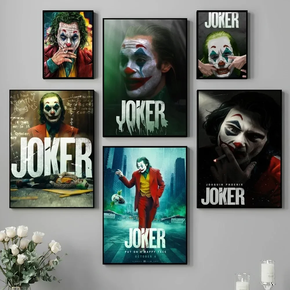 1pc Joker Poster Paper Print Home Bedroom ingresso Bar Cafe Art Painting Decoration