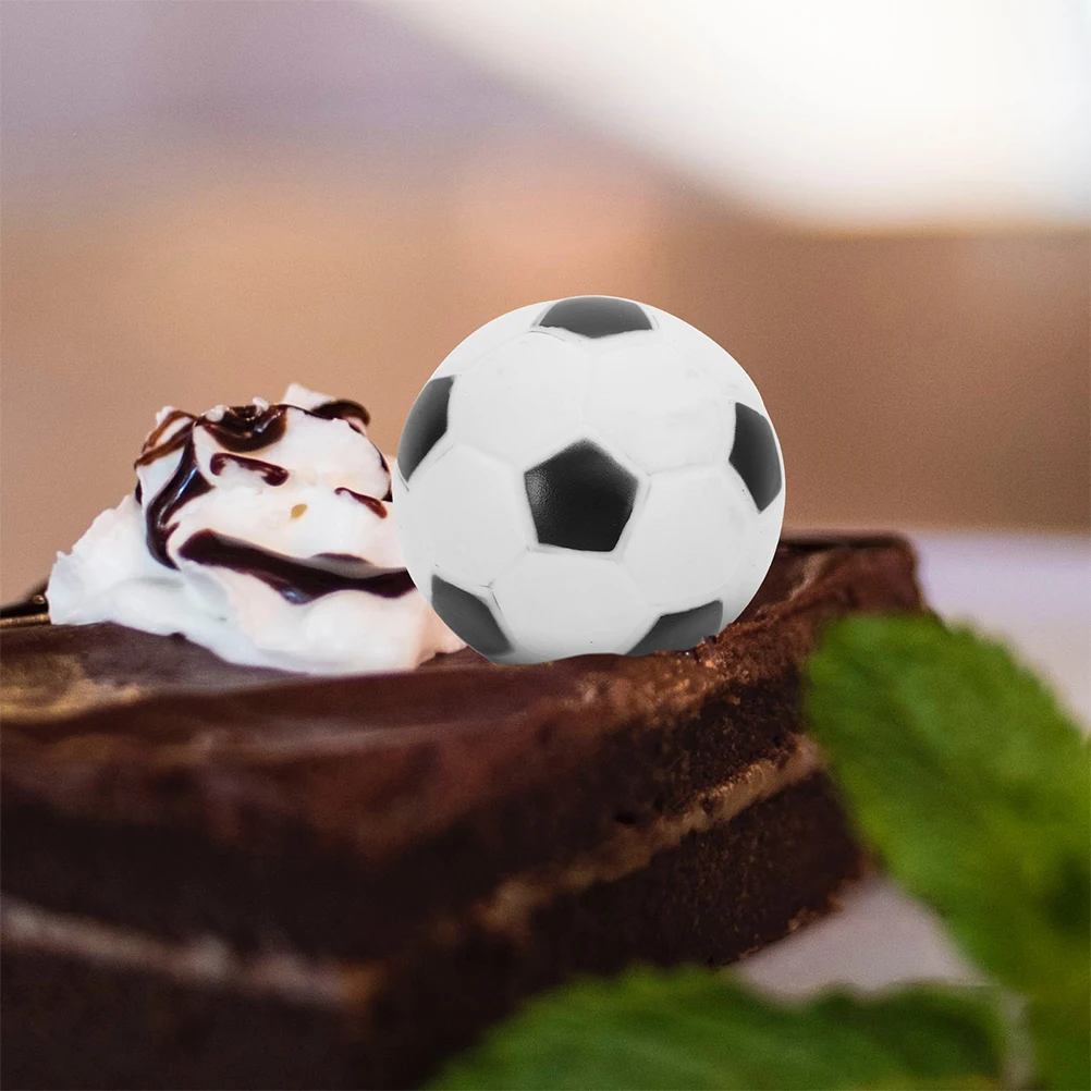 

10 Pcs Football Cake Decoration Party Decorations Topper Birthday Ornaments Hat Soccer