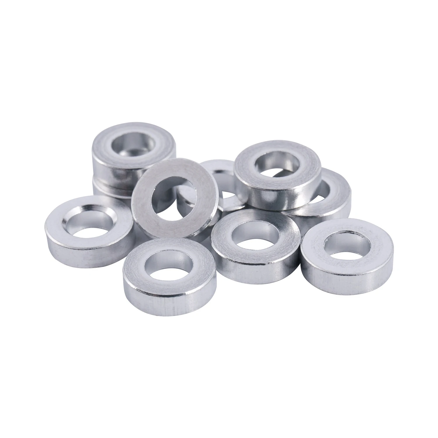 3D Printer Accessories Aluminum Column Flat Gasket Bushings 3mm Aluminum Bushings Aluminum Bars For CNC Build 3D Printer