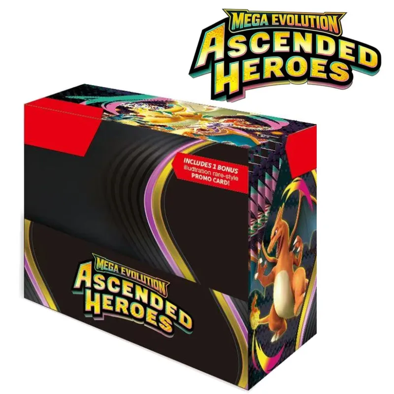 360 stks/set Pokemon Kaart MEGA ASCEND HEROES Prismatic Evolutions Scarlet Violet 151 Engels Booster Battle Transactie Kaart Geschenken