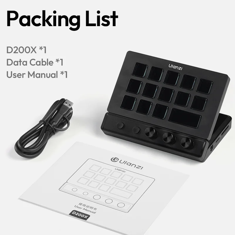 Ulanzi D200 Stream Deck 13 LCD Keys for Streaming