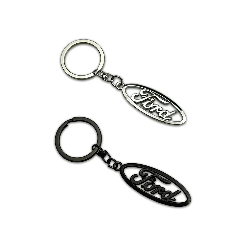 FORD Logo Car Keychain Key Ring | Buckle Pendant Key Accessory | Fit For Mondeo Fusion Focus Fiesta Kuga Edge Transit Ecosport