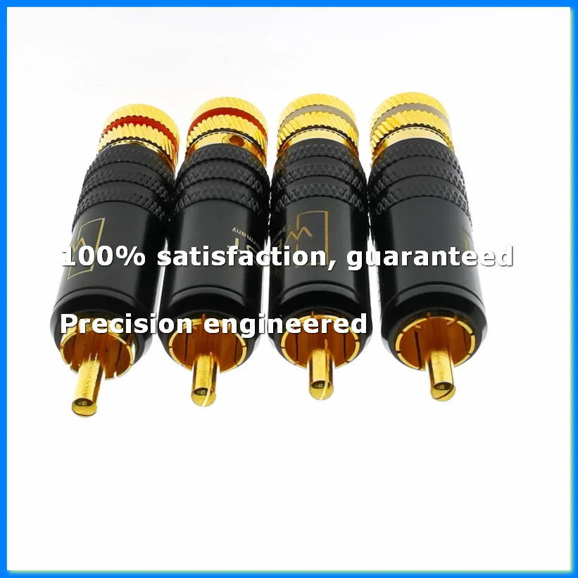 

WBT-0144 Gold Plated for Plug for Plug-in Type AV Audio and Video Plug Video Plug Connector-ELEC