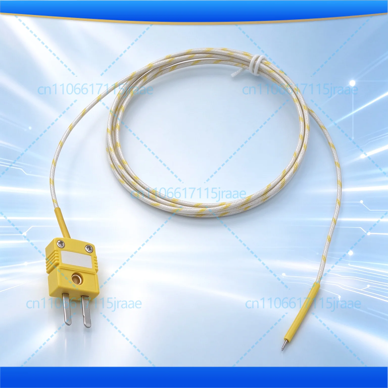 HH-K-24 High Temp K-Type Thermocouple Wire SMPW-K Plug for High Precision Temperature Sensing