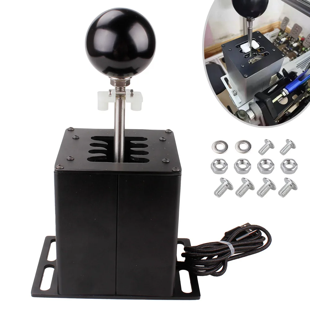 

Manual Gear Shifter For Logitech For G27 For G29 For T300 Aluminum Alloy Shift Simulator Manual Shifter H Gearbox Accessories