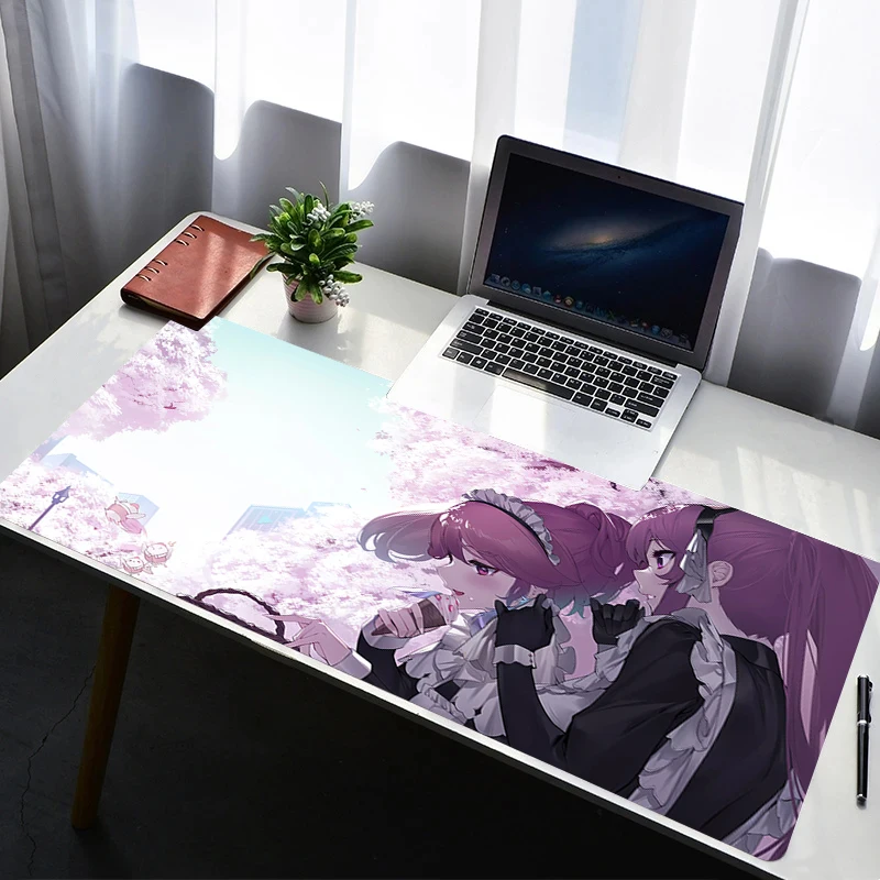 

Mouse Pad PC Accessories Mousepad Laptop Rubber Keyboard Pad Non Slip Extended Pad Desk Hololive Mori Calliope Gaming Mouse Mat