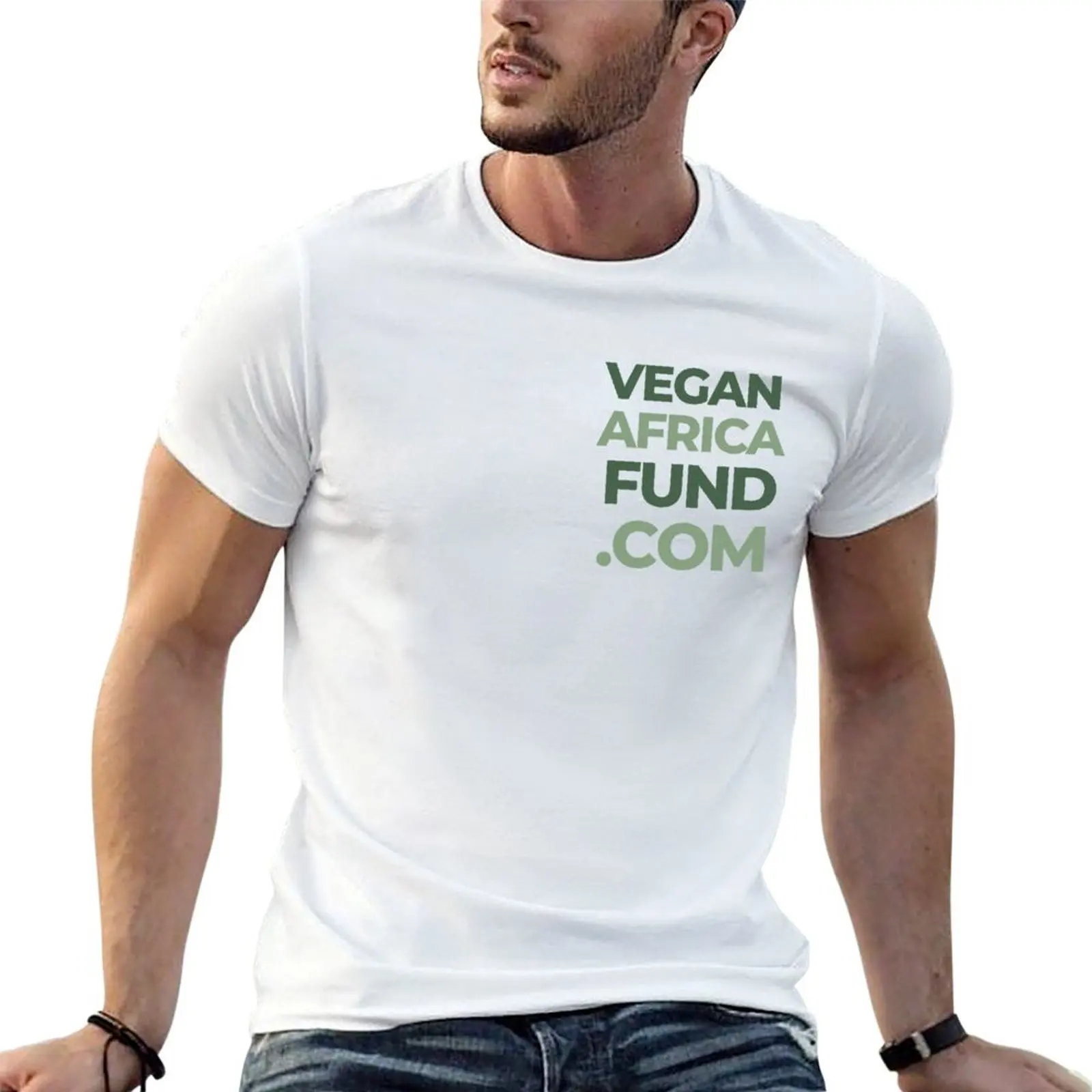 VeganAfricaFund.com - Show Off the Vegan AF website! T-Shirt customs oversize t-shirts man mens t shirt graphic