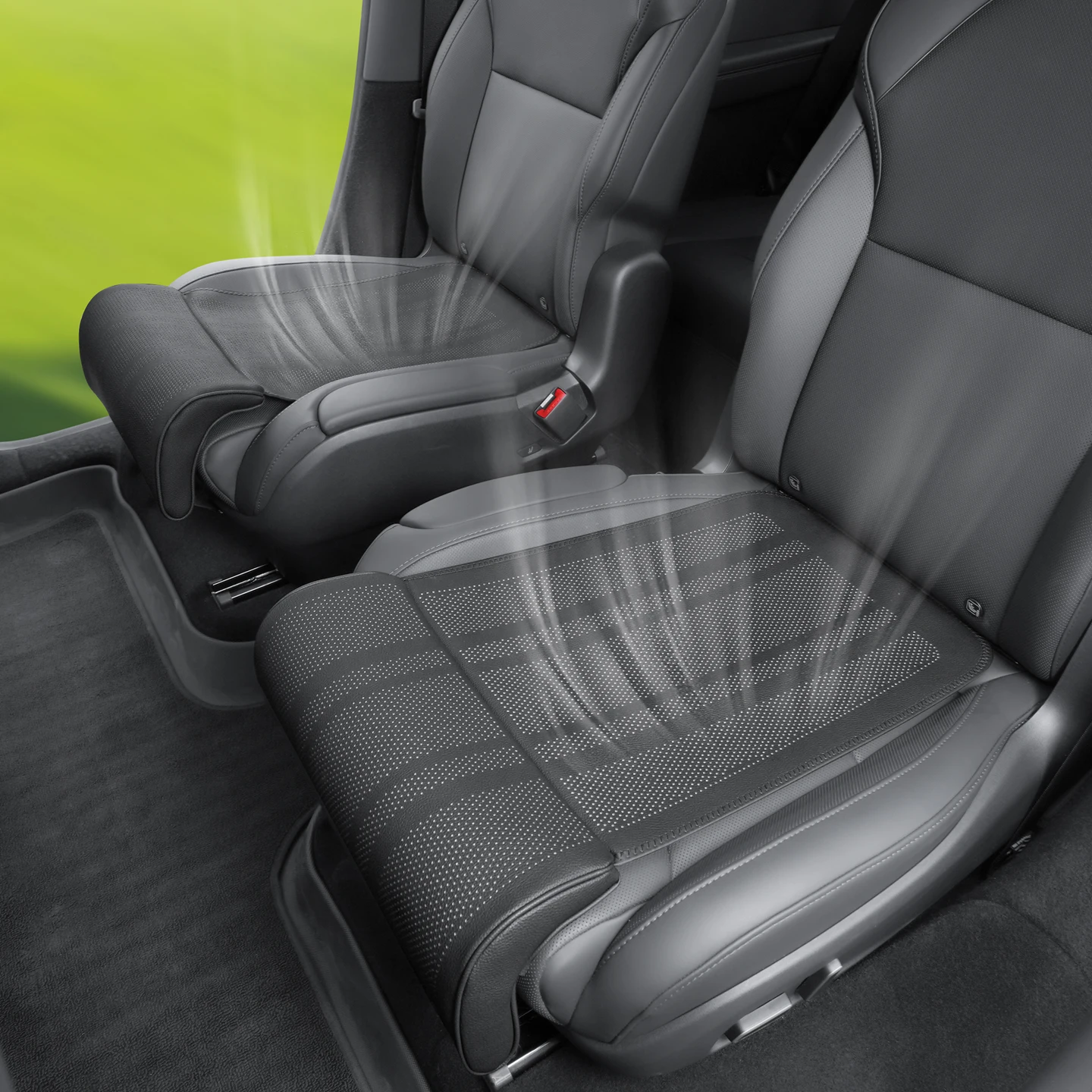For Tesla 6-Seater Model YL Second Row Seat Cushion, Seat Extended Leg Rest, Breathable Cushion, All Season, 1pc