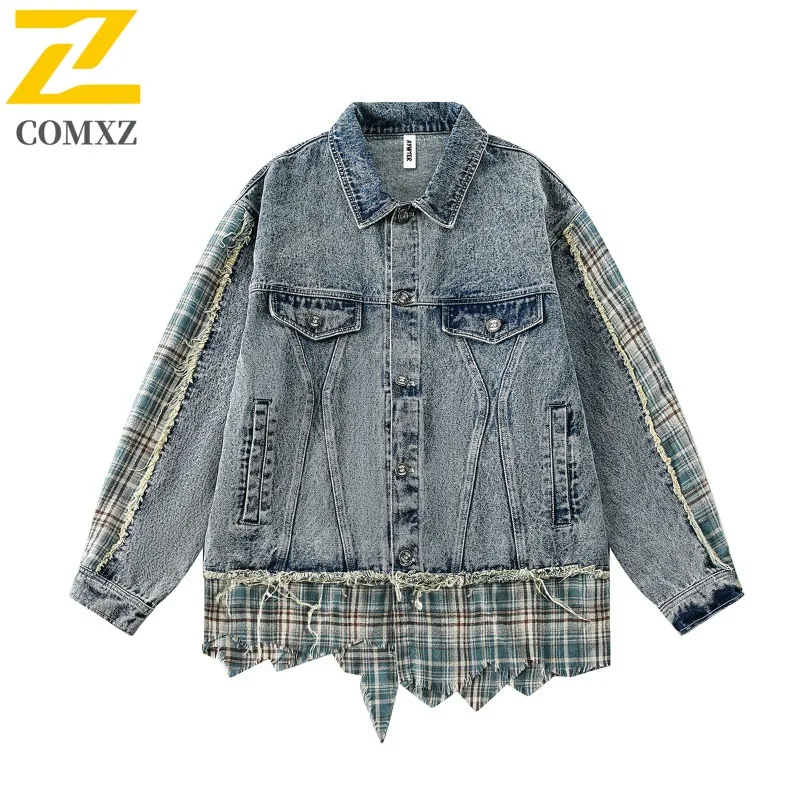 

COMXZ Men Cotton Chaqueta Windproof Camping Handsome Wrinkle-Resistant Leisure Windbreaker Jacket Cycling High-Quality Jackets