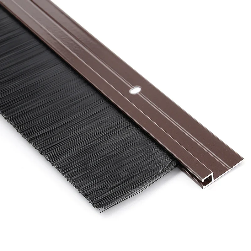 

Door Brush Door Sweep Seals Brush Detachable Dismountable Door Bottom Sweep PP Silicone Soft Brush 20mm/30mm/40mm/50mm