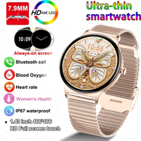 Ladies Smart Watch V89 BT Call 1.43inch Amoled Screen Health Monitor Wristwatch Bracelet Women Sports Fitness Tracker Smartwatch