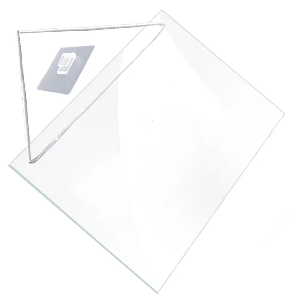 Pizarra transparente de borrado en seco, planificador de notas, mesa de acrílico grabable, suministros para mensajes de oficina, pizarra transparente para el hogar