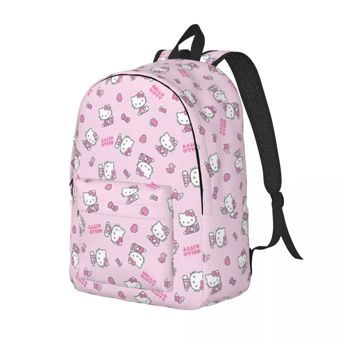Hello Kitty Cartoon Backpack for Kindergarten Primary School Student Pink Book Bags Boy Girl Kids Daypack Sports