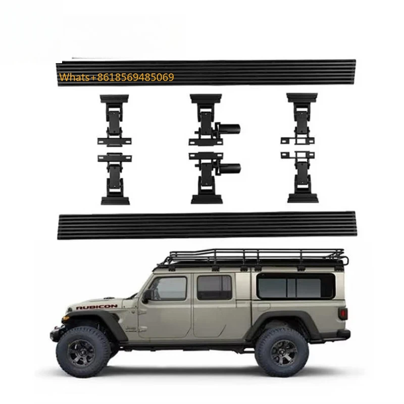 4x4 Waterproof Side Steps Power Running Boards 2020-2024 Gladiator