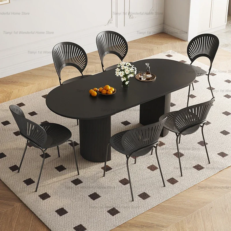 

Restaurant High-end Simplicity Dining Tables Italian Style Designer Originality Dining Tables Kitchen Furniture Stoviglie HBDT