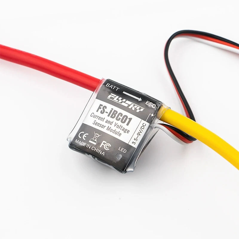 FLYSKY Fusi FS-IBC01 Current & Voltage Sensor High-Precision Dual Current & Voltage Measurement IPX6 for Car Aircraft AFHDS 3
