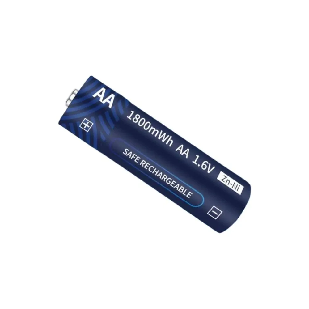 AA ni-ZN 1.6 فولت بطارية قابلة للشحن 1800mWh TYPE-C USB ni-ZN بطارية لبطارية لعبة قفل الباب الذكي