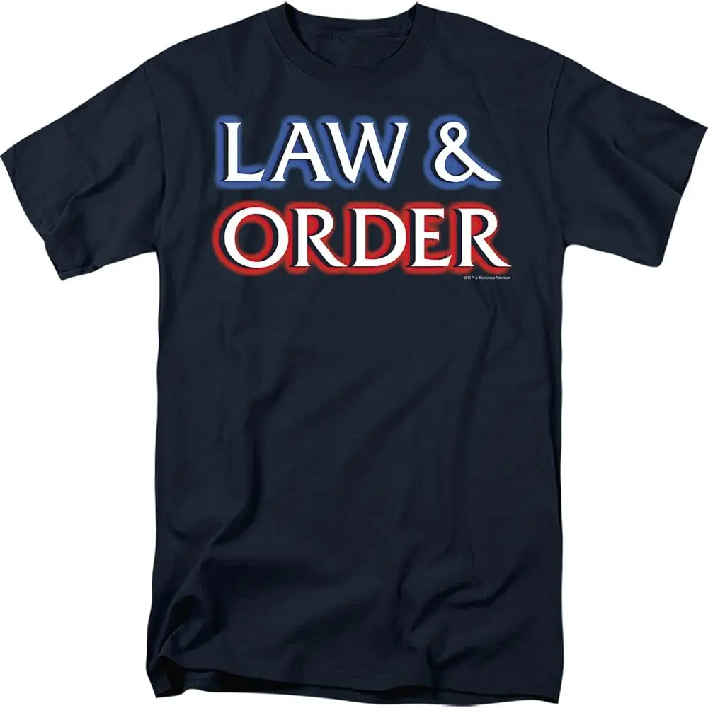 Trevco Men's Law & Order Logo T-Shirt