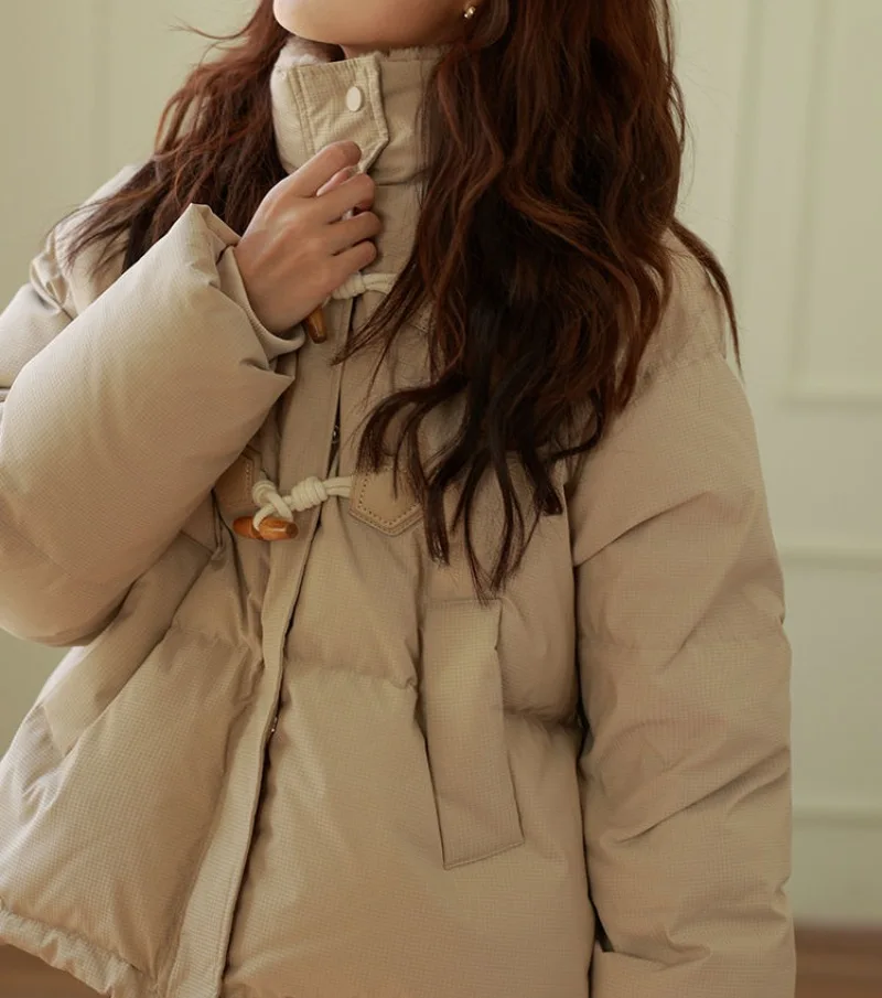 Oversized Women Autumn Padding Jackets 2023 Female Fashion Stand Collar Quilted Coat Y2k Casual Padded Cotton Parka Outerwears