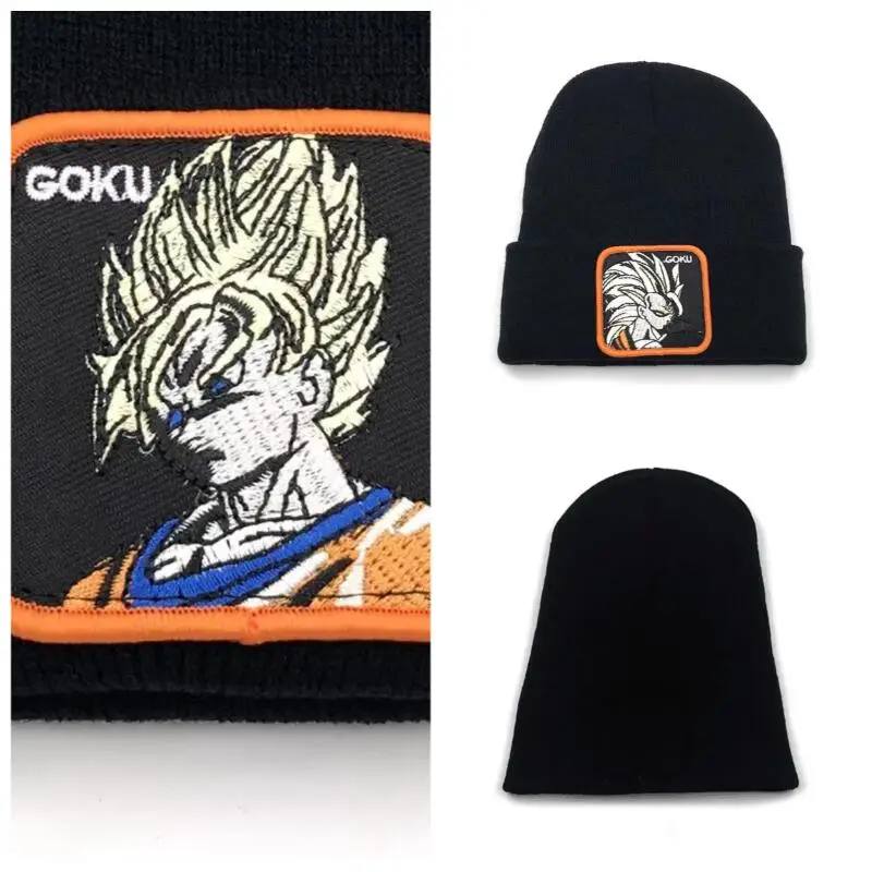 

Dragon Ball Z Knitted Beanie Winter Hat Warm Acrylic Cap Unisex Birthday Gift Anime Peripheral