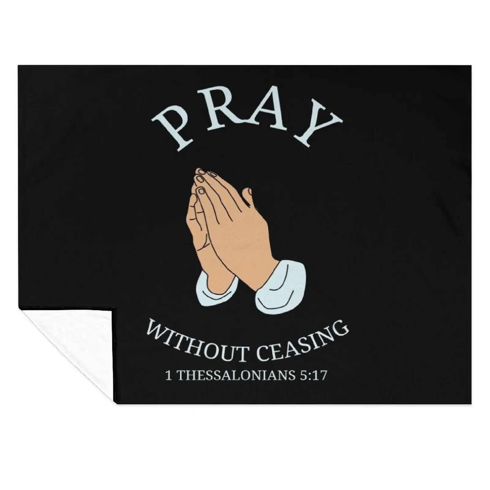 

Pray Without Ceasing Rejoice Always Pray Until Something Happens Throw Blanket Multi-Purpose Plaid blankets and throws Blankets