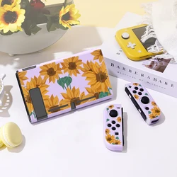 Bumper Sunflower Harvest  Protective Case for Switch Oled, Soft TPU Slim Cover for Nintendo Switch Console,NS Game Accessorie