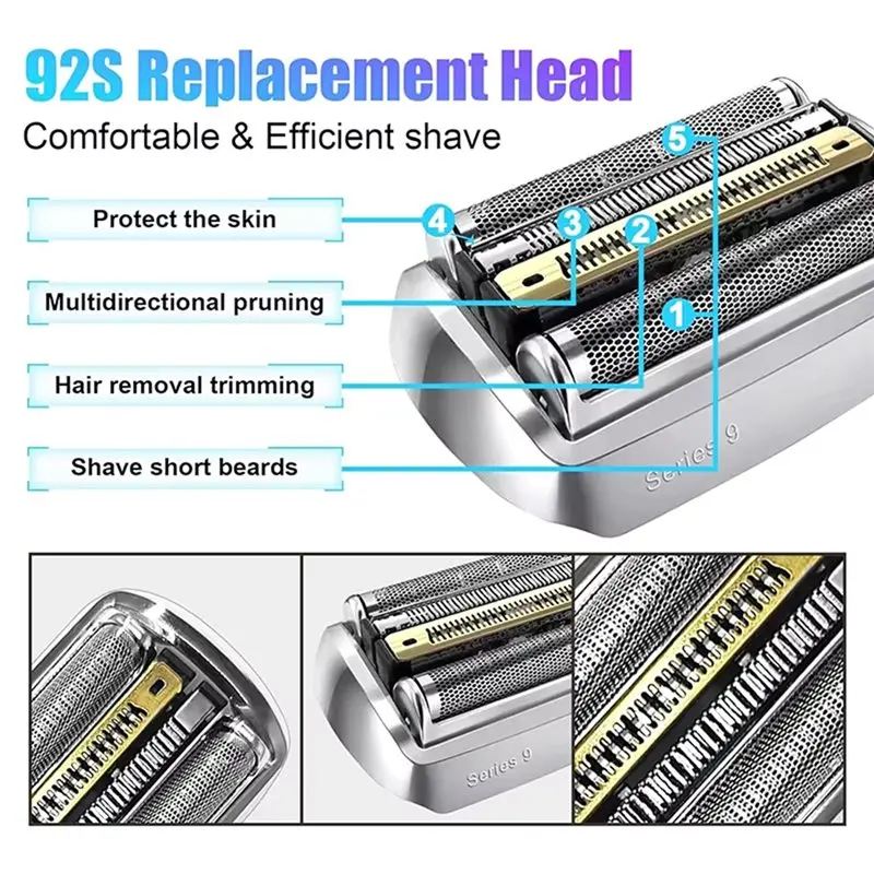 92S/92B/94M Pro Replacement Head For Series 9290Cc,9291Cc,9370Cc 9293S,9385Cc,9390Cc,