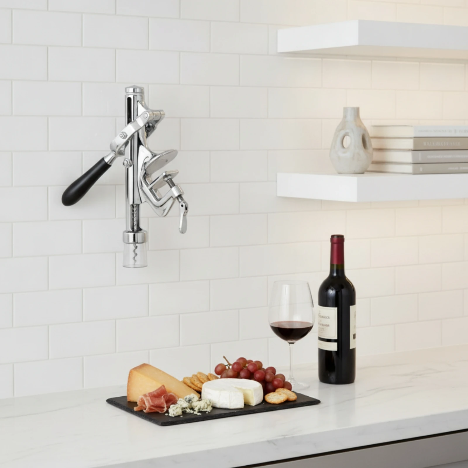 Lever Wine Opener Tabletop Wal - Cork Screw Lever 评论和价格