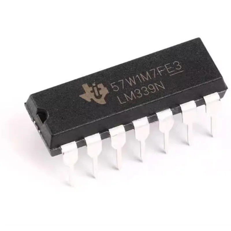 10 Brand New Original Lm339N Dip-14 Direct Plug-In Imported Four-Way Differential Comparator