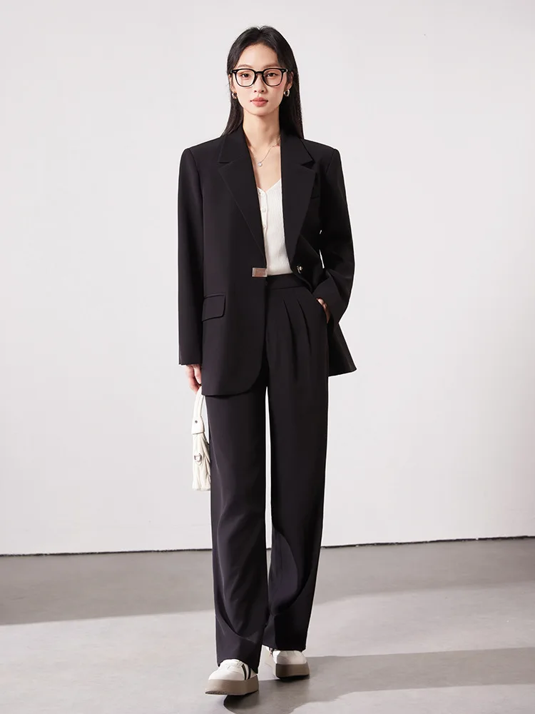 Cross-border fashion loose-fitting women's suit2025New professional casual style women's formal suit