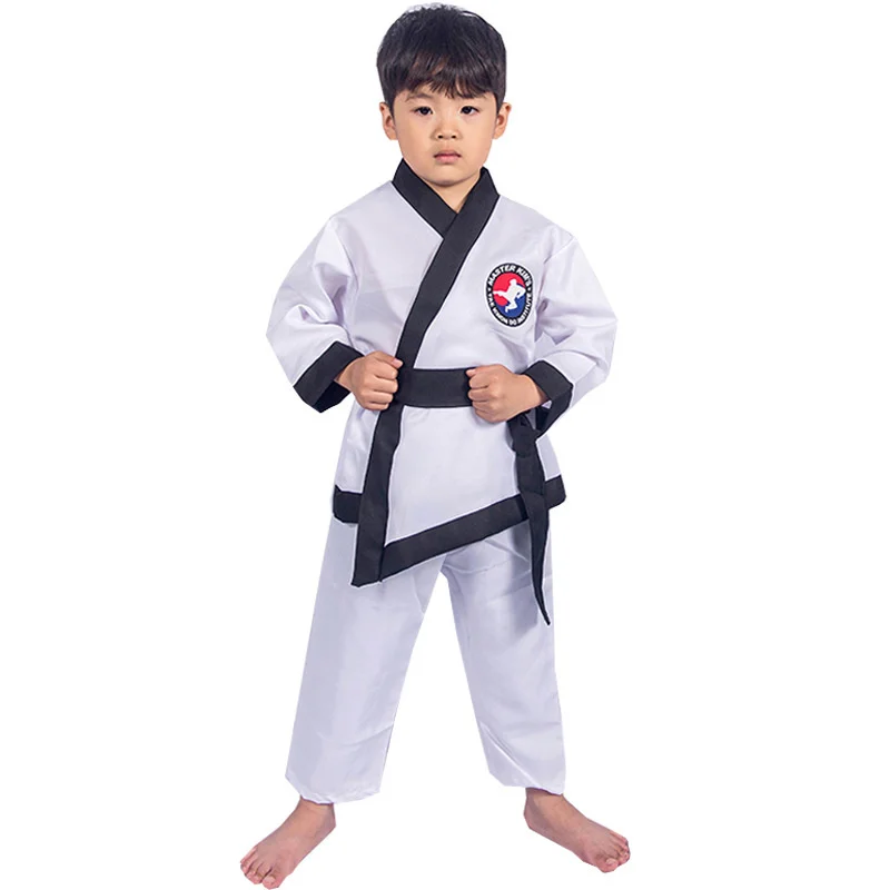 Taekwondo Training Suit Boy Girl For Cosplay Uniforms Children Performance Clothing