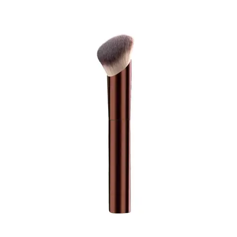 Pincel de Maquiagem No 21 com Cerdas de Fibra Macia, Pincel Facial Único, Acessório Cosmético para Uso Doméstico e Viagem
