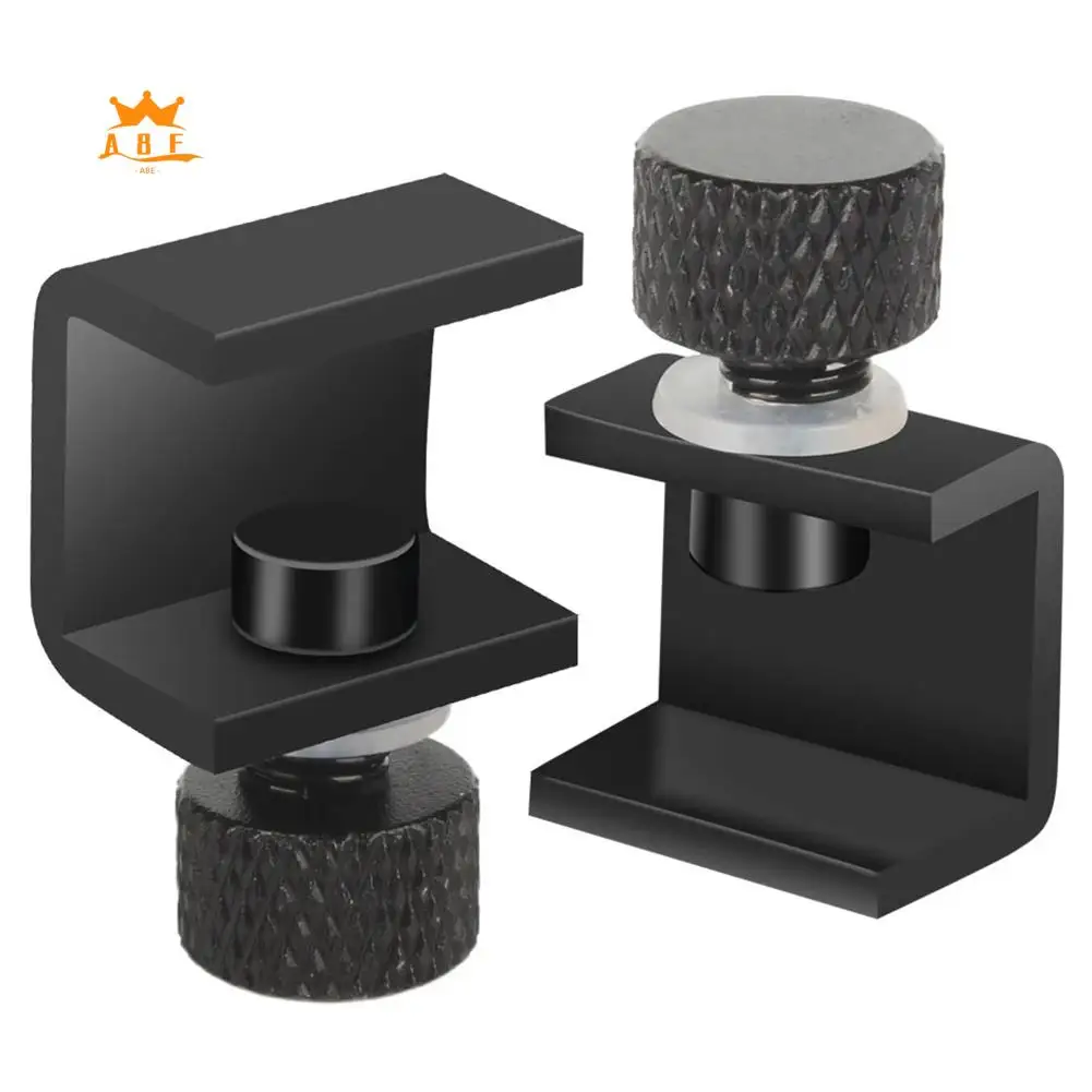 

A08E-4Pcs 3D Priner Aluminum Adjustable Bed Clip Heatbed Clamp For 3D Printer Build Platform Glass Retainer