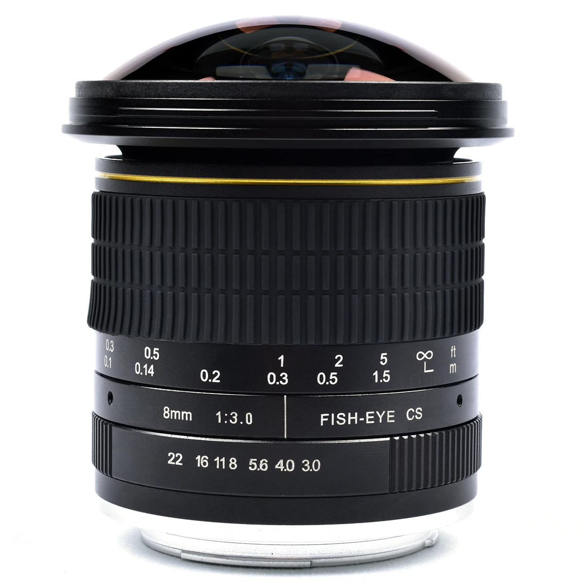 Lightdow 8mm F/3.0 lente ojo de pez ultraancho lente de cámara Circular asférica para cámaras Canon DSLR 650D 550D 750D 77D 80D 1100D
