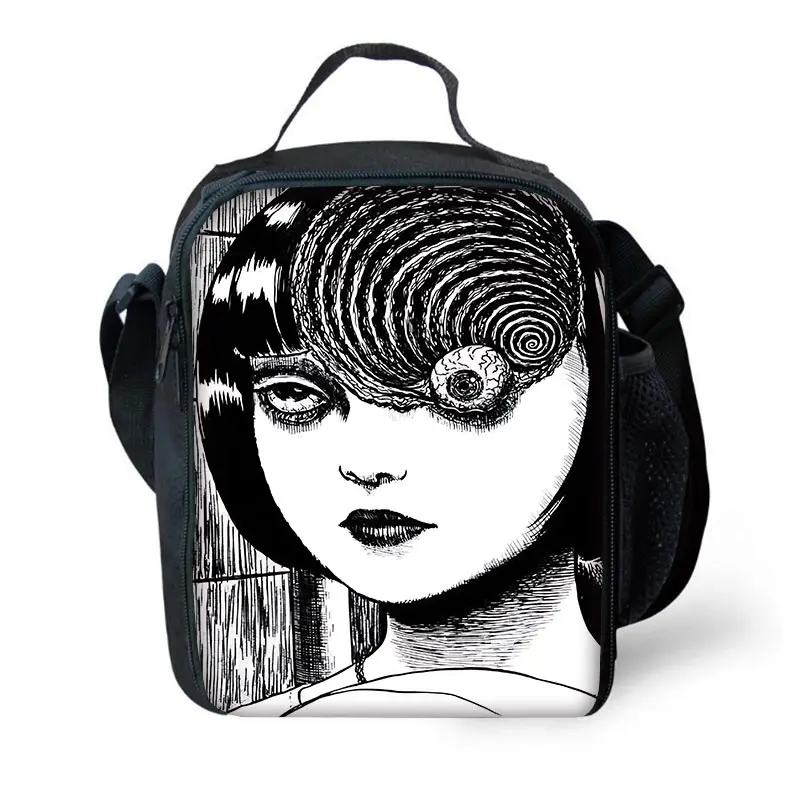 Junji Ito Terror Horror Tomie Child Large Capacity Bag for Boy and Girl Student Outdoor Picnic Resuable Thermal Cooler Lunch Box