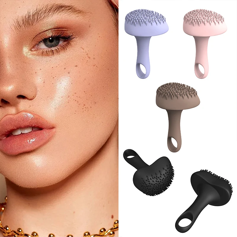 Aux Freckles Silicone Stamp Natural Lifelike Fake Freckles Makeup Brush Soft Women BEAUTY Freckle Dot Spot Auxiliary Makeup Tool