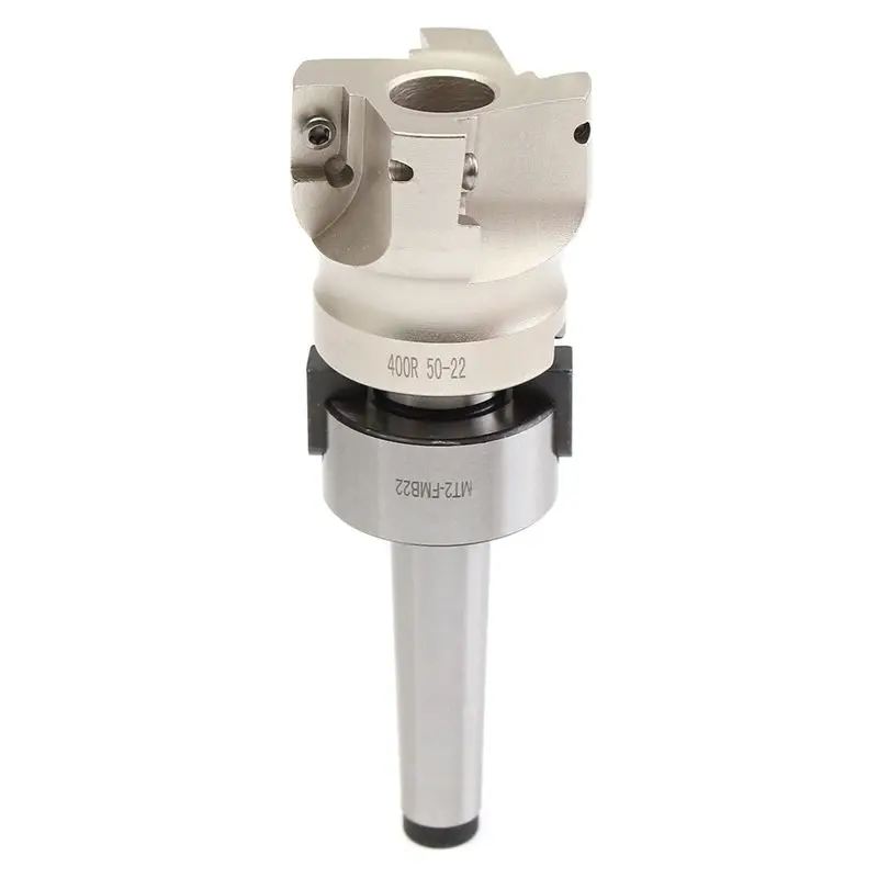 【LIMITED STOCK】2 Set MT2 M10&50Mm Face End Mill Cutter+20 Pcs APMT1604 Carbide Insert Wrench CNC