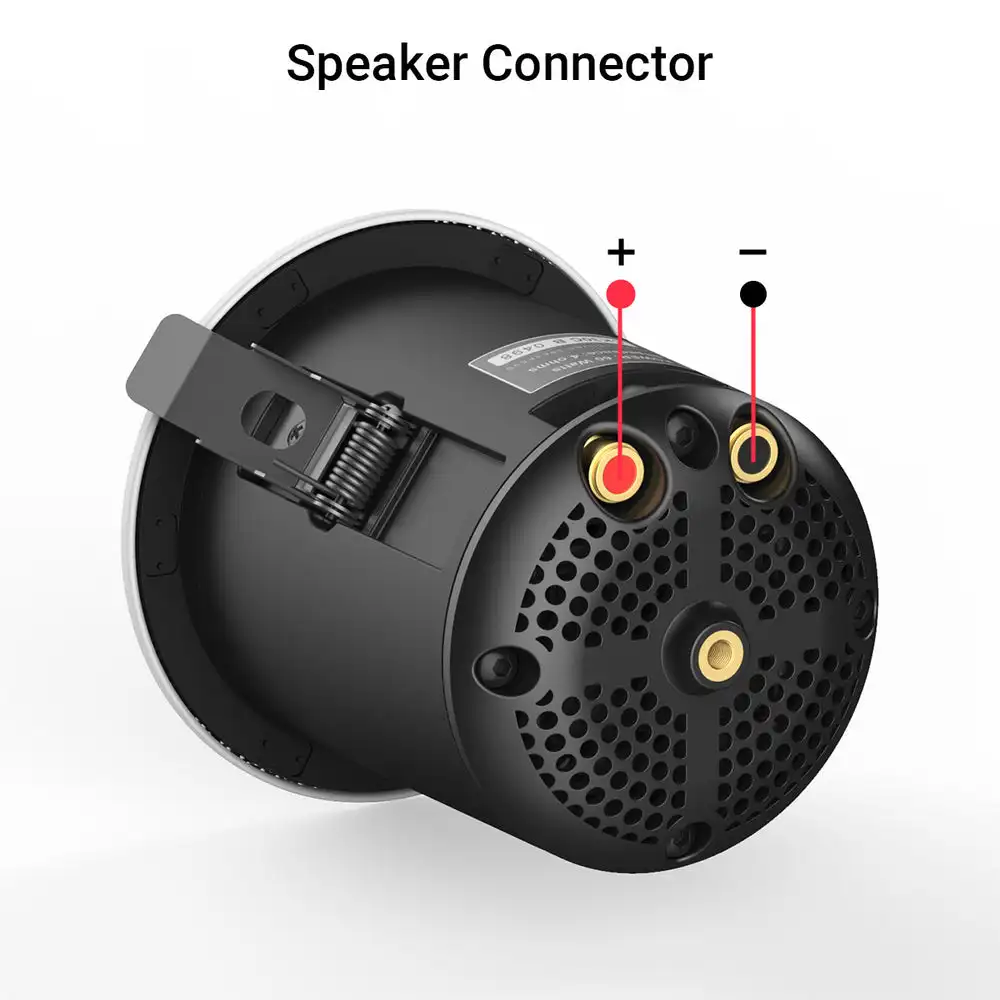 CK30C 3-Inch Coaxial In-Ceiling Speaker 60W HD Audio Full Range Stereo for Home Theater And Office Space-Saving Design