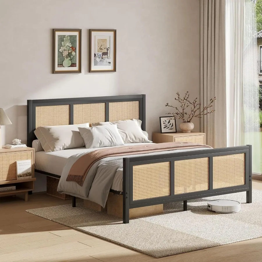 Rattan Bed Frame Qu… - image