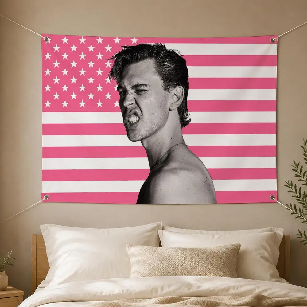 Actor A-Austin Butler Flags Decorative Flag Banner for Garden Yard Lawn Outdoor Home Party Wall Decor
