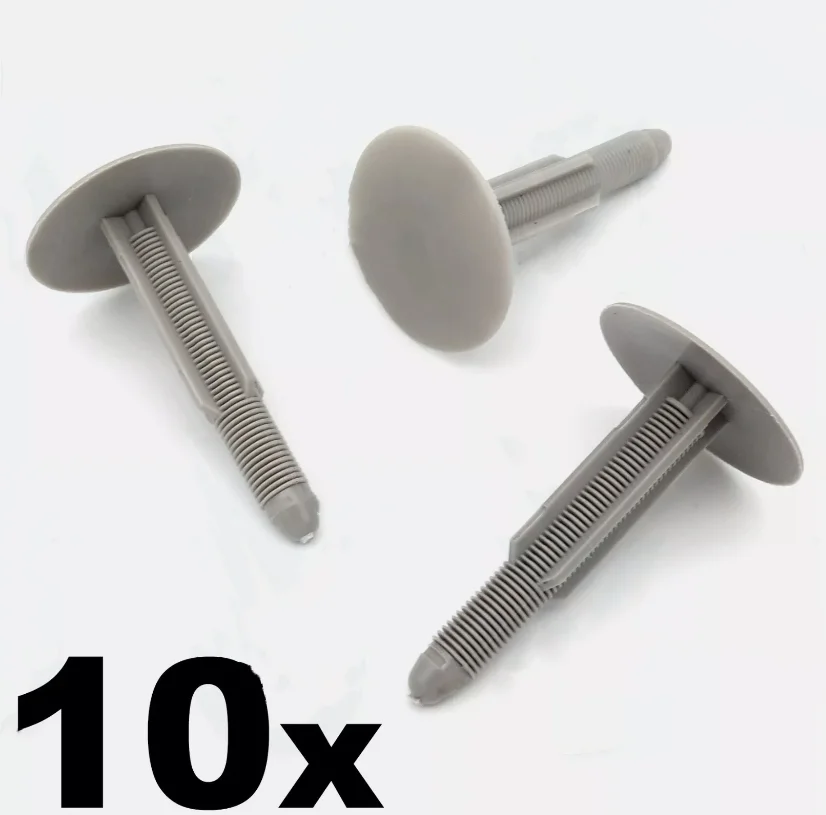 10pc Headlining Roof Panel Trim Clips For Ford Transit MK7 2006-2013 Grey Roof Decoration Clips 1417997 Car Accessories