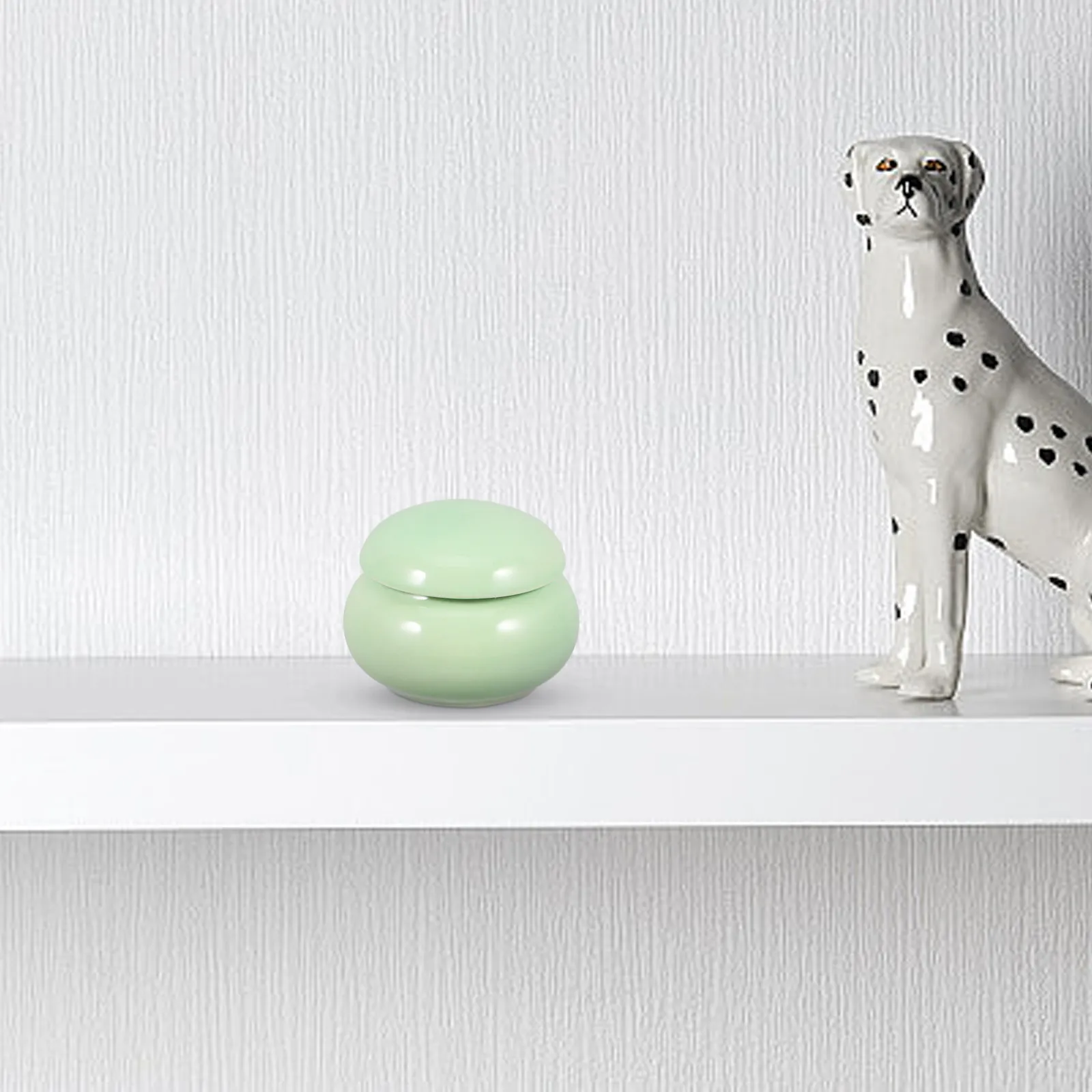 Pet Urn Ceramic Memorial Small Cremation Urn for Dog Cat Ashes Container Keepsake Portable Seal Secure Pet Ashes