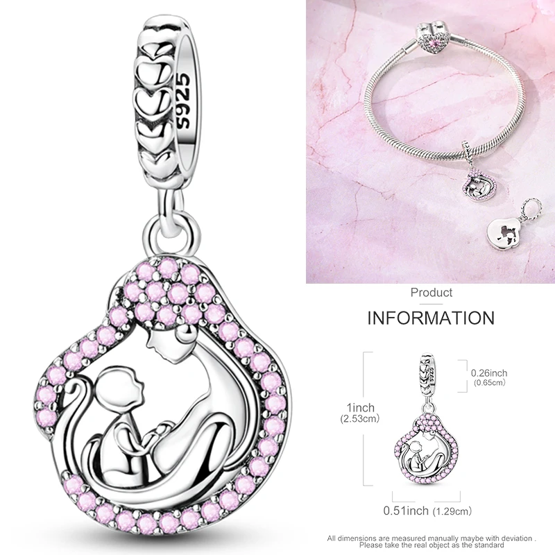 Neuer Russischer Matroschka-Anhänger aus 925 Sterling Silber, Russische Matroschka-Perle, Passend für Armbänder, DIY Damenschmuck Geschenk 2026 – Detail 23