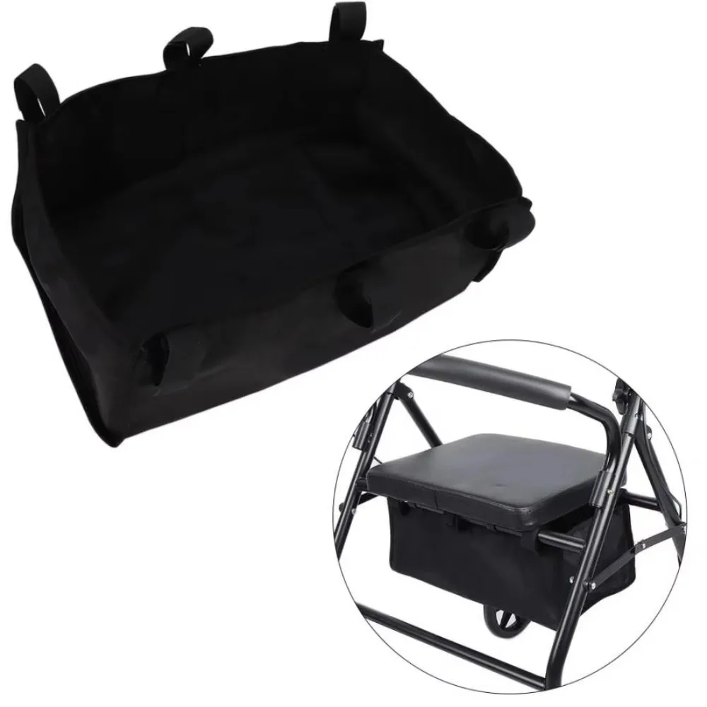 Wheelchair Frame Storage Bag Under Seat Bag Basket Pouch Wheel Chair Bag Braces Supports Pack Wheel Chair and Walker Accessories