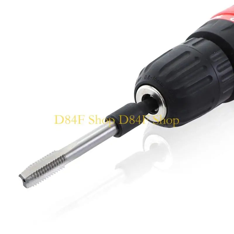 D84F 8 Pieces M4-M16 Tap Die Socket Adapter 1/4" Shank Metric Screw Tap Durable