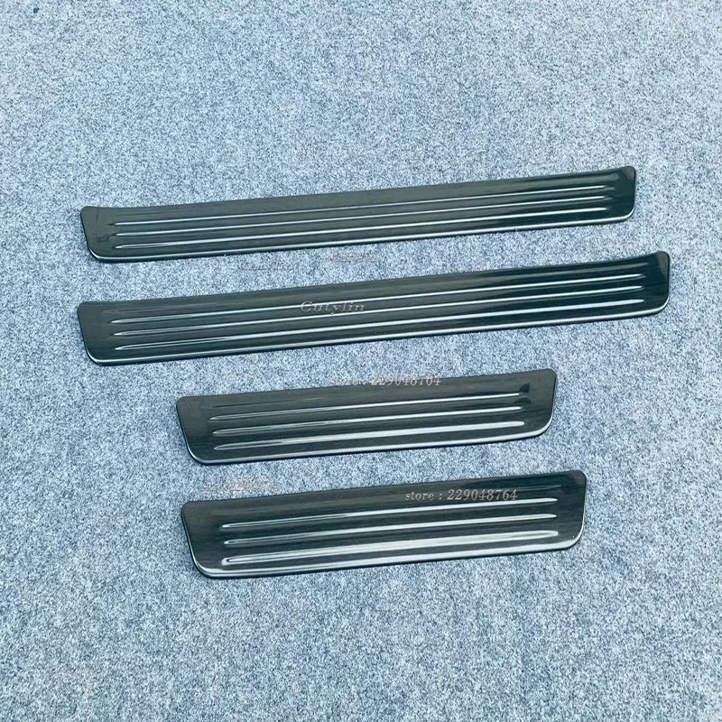 For Toyota Prius 60 Series 2023 2024 Stainless Stee Car Doors Sill Plates Cover Trim l Door Sill Pedal Sticker Car Accessories